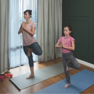 Stehleuchten für den Fitnessraum