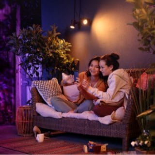 LED Spots für die Veranda