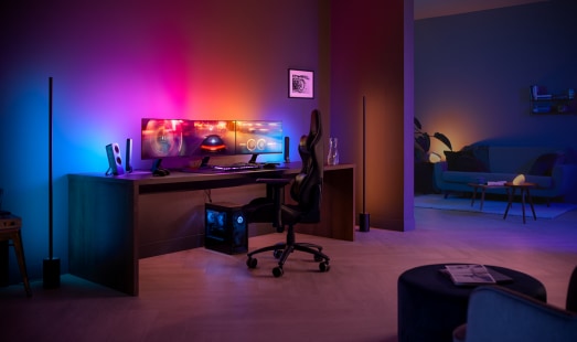 Philips デスクライト hue play Hue Play Gradient Lightstrip 24-27 inch PC Monitors