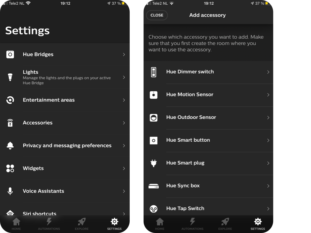 How to set up a Hue Tap switch Philips Hue IN