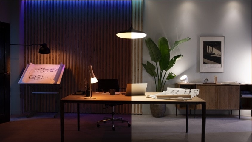 Smart home office lighting for focus | Philips Hue