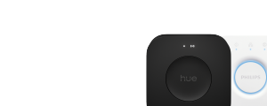New Hue Bridge Pro and Philips Hue Bridge smart home lighting control systems.