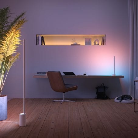 Hue Signe Gradient Floor Lamp - White | Philips Hue US