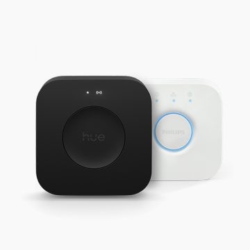 Nuevos sistemas de control de iluminación de hogar inteligente Hue Bridge Pro y Philips Hue Bridge.