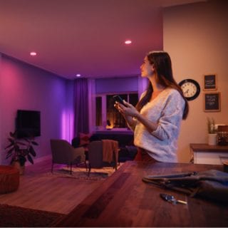 Luces empotradas para salón