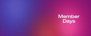 Member Days banner