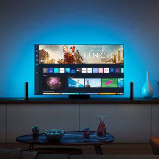 Écran de télévision intelligent avec applications de diffusion en continu et films