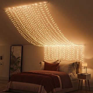 stringhe di luci LED per camera da letto