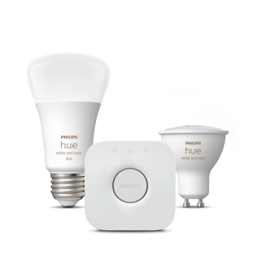 Colecție de becuri Philips Hue, Hue Bridge și spoturi inteligente